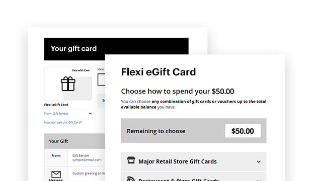 Flexi eGift Card - Redeem